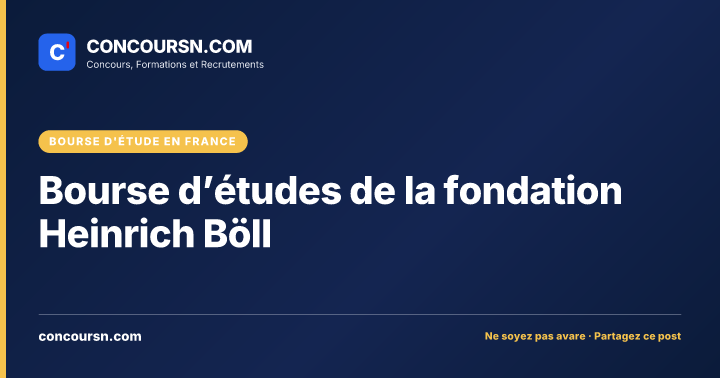 Illustration de l’article : Bourse d’études de la fondation Heinrich Böll