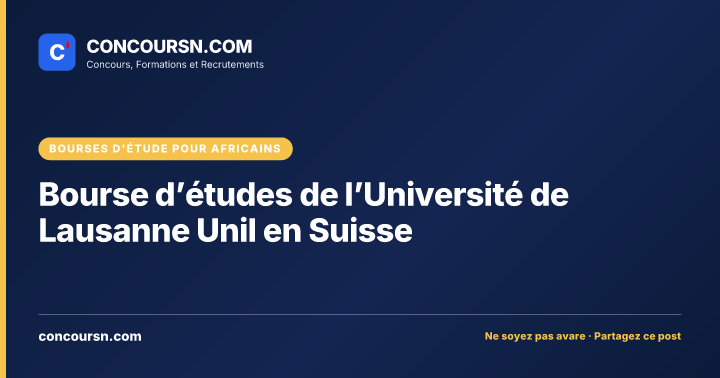 Illustration de l’article : Bourse d’études de l’Université de Lausanne Unil en Suisse