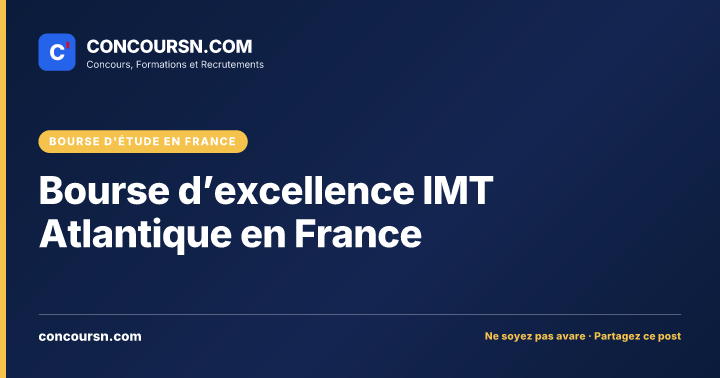 Illustration de l’article : Bourse d’excellence IMT Atlantique en France