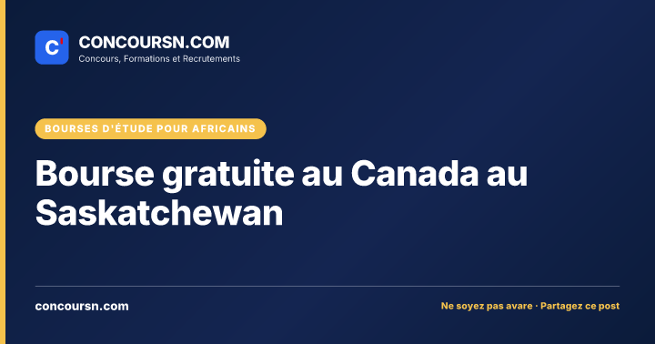Illustration de l’article : Bourse gratuite au Canada au Saskatchewan