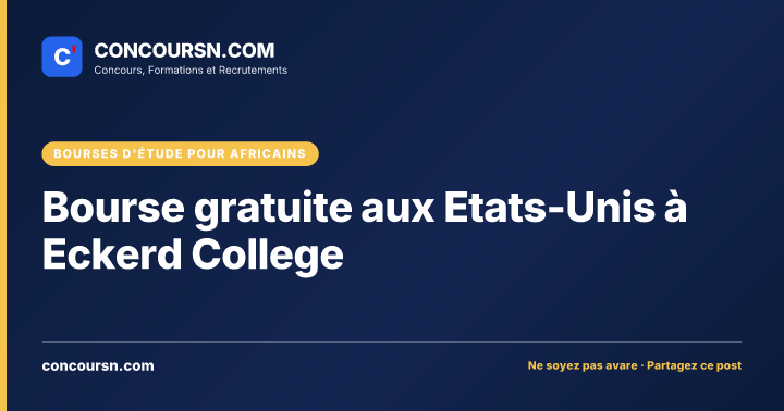 Illustration de l’article : Bourse gratuite aux Etats-Unis à Eckerd College