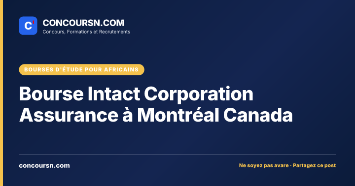 Bourse Intact Corporation Assurance à Montréal Canada