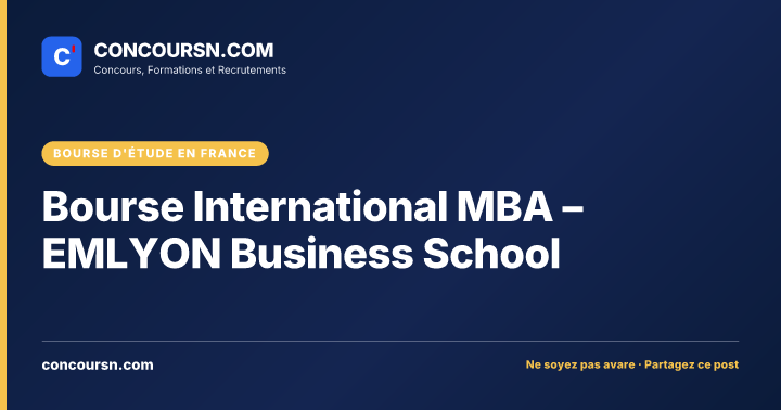 Illustration de l’article : Bourse International MBA – EMLYON Business School