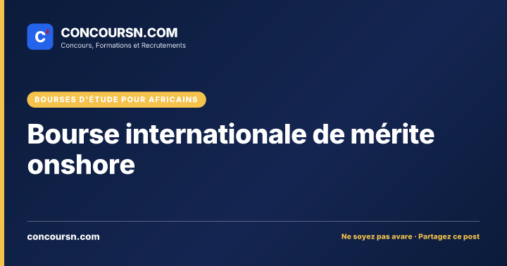 Illustration de l’article : Bourse internationale de mérite onshore