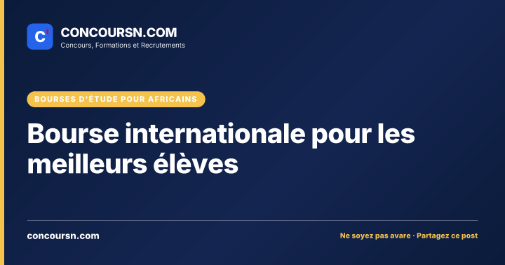 Illustration de l’article : Bourse internationale pour les meilleurs élèves