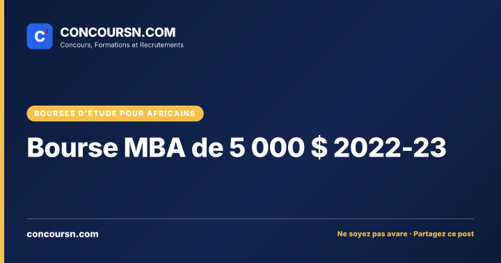 Illustration de l’article : Bourse MBA de 5 000 $ 2022-23