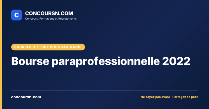 Illustration de l’article : Bourse paraprofessionnelle 2022