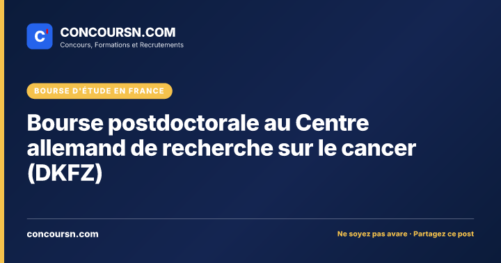 Illustration de l’article : Bourse postdoctorale au Centre allemand de recherche sur le cancer (DKFZ)