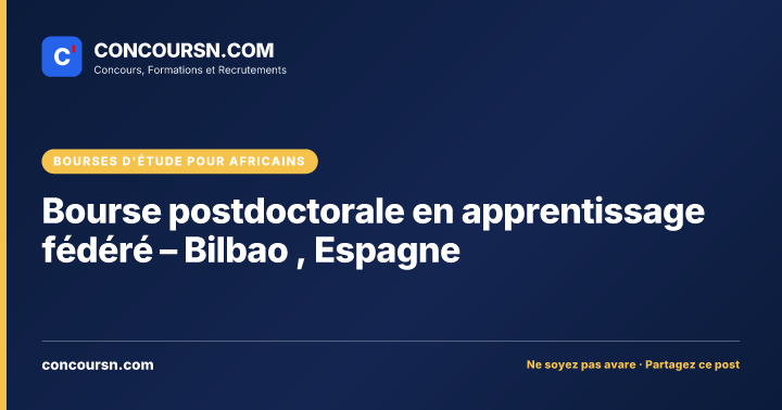 Illustration de l’article : Bourse postdoctorale en apprentissage fédéré – Bilbao , Espagne