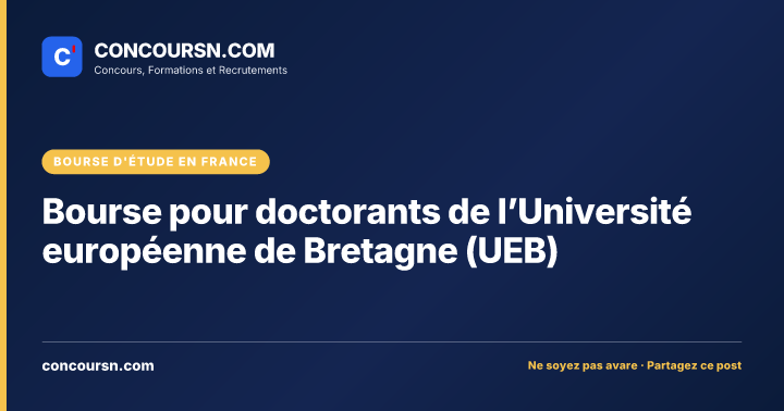 Illustration de l’article : Bourse pour doctorants de l’Université européenne de Bretagne (UEB)