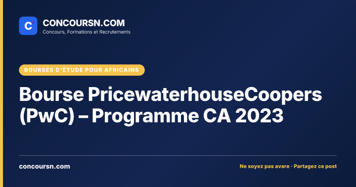Illustration de l’article : Bourse PricewaterhouseCoopers (PwC) – Programme CA 2023