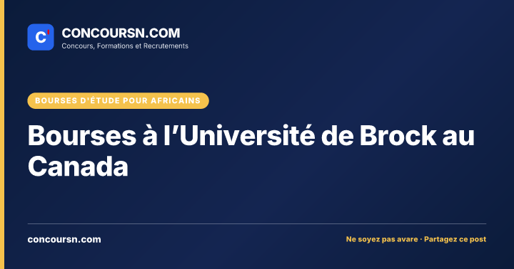 Illustration de l’article : Bourses à l’Université de Brock au Canada