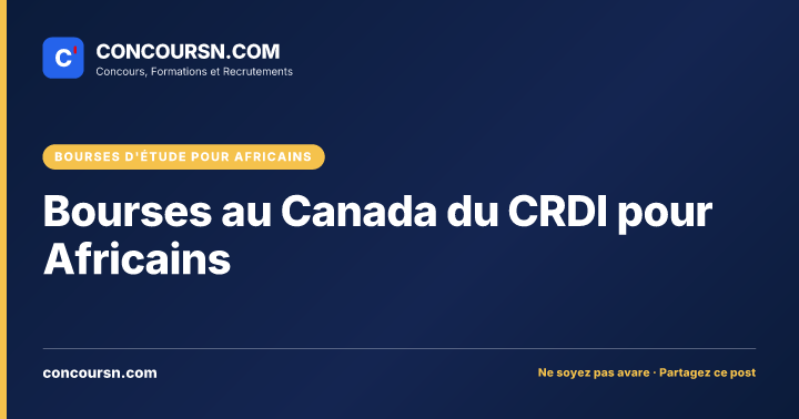 Illustration de l’article : Bourses au Canada du CRDI pour Africains