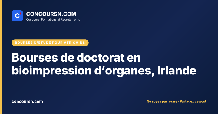 Illustration de l’article : Bourses de doctorat en bioimpression d’organes, Irlande