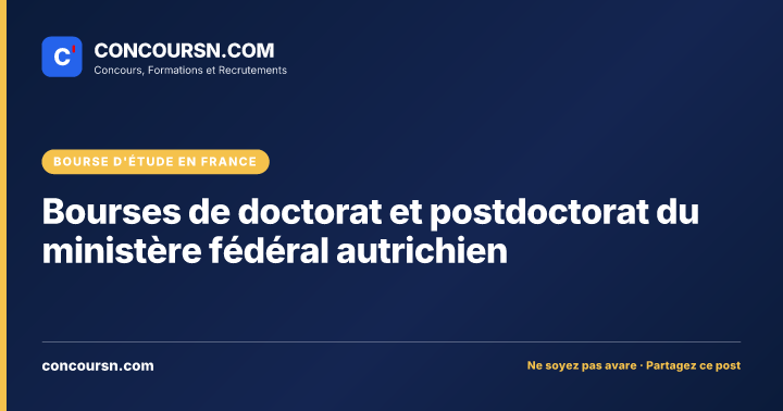 Illustration de l’article : Bourses de doctorat et postdoctorat du ministère fédéral autrichien