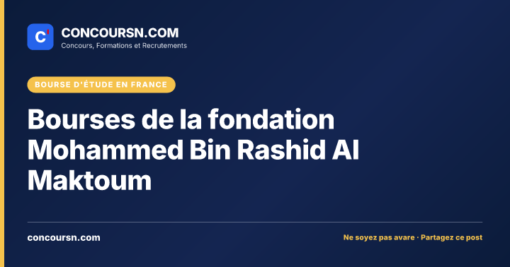 Illustration de l’article : Bourses de la fondation Mohammed Bin Rashid Al Maktoum