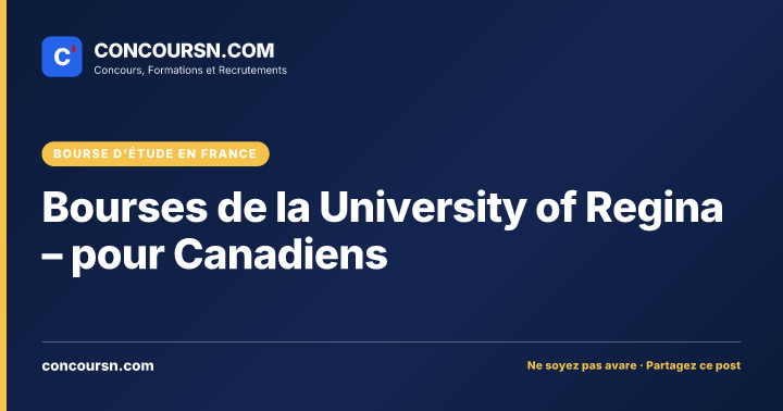 Illustration de l’article : Bourses de la University of Regina – pour Canadiens