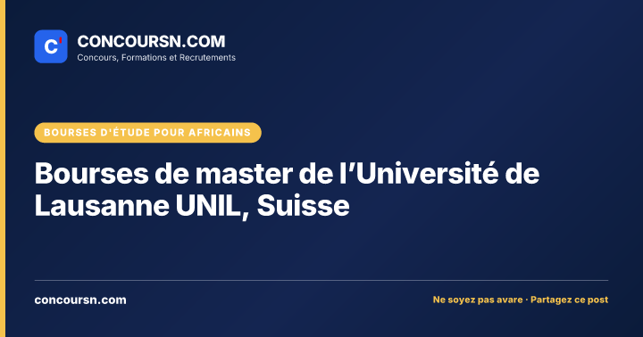 Illustration de l’article : Bourses de master de l’Université de Lausanne UNIL, Suisse