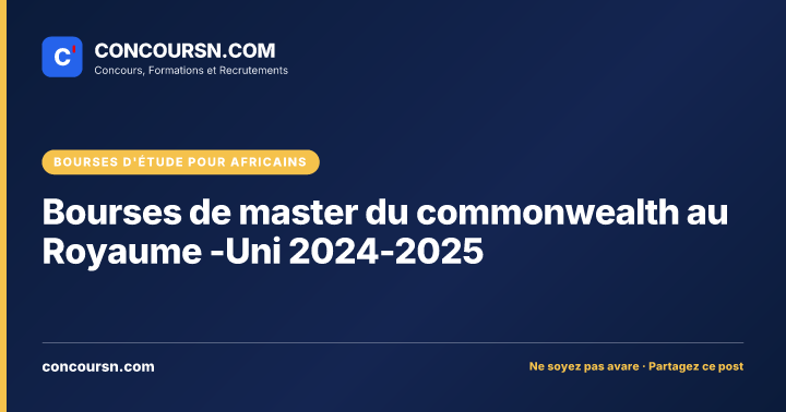 Illustration de l’article : Bourses de master du commonwealth au Royaume -Uni 2024-2025
