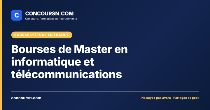 Illustration de l’article : Bourses de Master en informatique et télécommunications