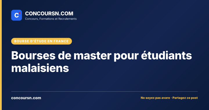 Illustration de l’article : Bourses de master pour étudiants malaisiens