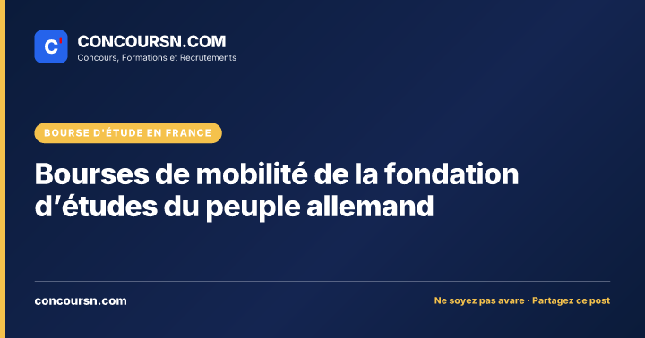 Illustration de l’article : Bourses de mobilité de la fondation d’études du peuple allemand