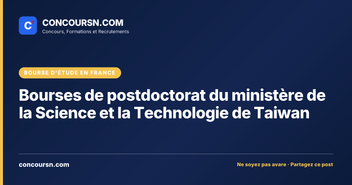 Illustration de l’article : Bourses de postdoctorat du ministère de la Science et la Technologie de Taiwan