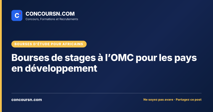 Illustration de l’article : Bourses de stages à l’OMC pour les pays en développement