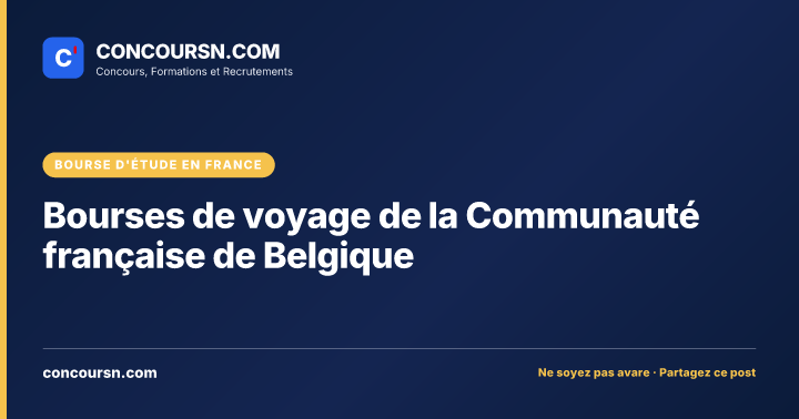 Illustration de l’article : Bourses de voyage de la Communauté française de Belgique