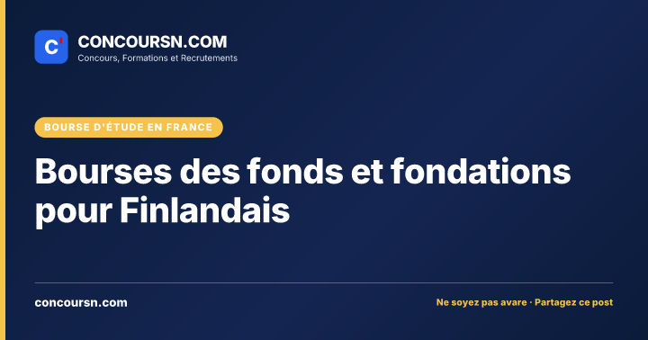 Illustration de l’article : Bourses des fonds et fondations pour Finlandais