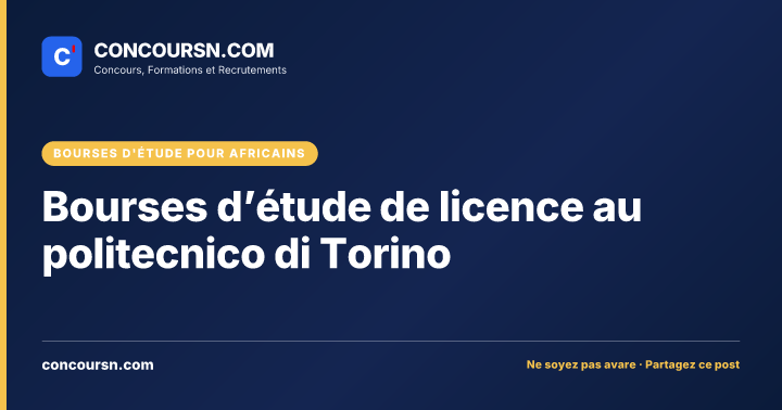 Illustration de l’article : Bourses d’étude de licence au politecnico di Torino