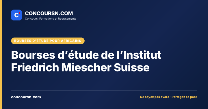 Illustration de l’article : Bourses d’étude de l’Institut Friedrich Miescher Suisse