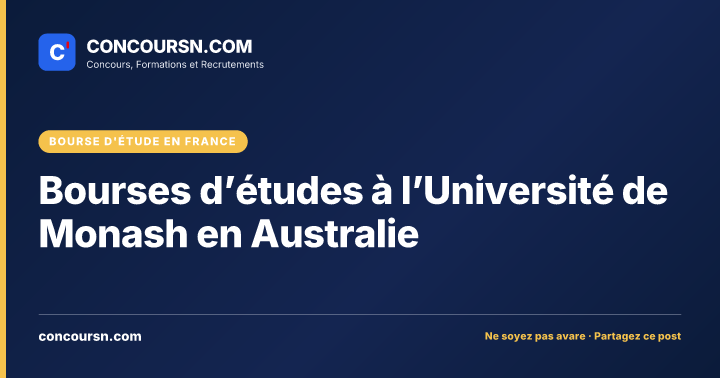 Illustration de l’article : Bourses d’études à l’Université de Monash en Australie
