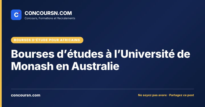 Illustration de l’article : Bourses d’études à l’Université de Monash en Australie