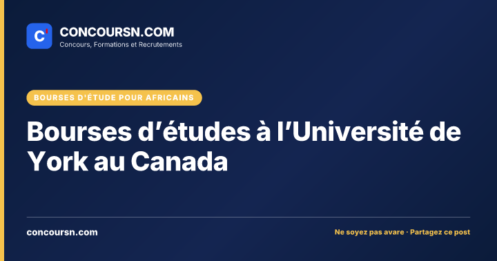 Illustration de l’article : Bourses d’études à l’Université de York au Canada