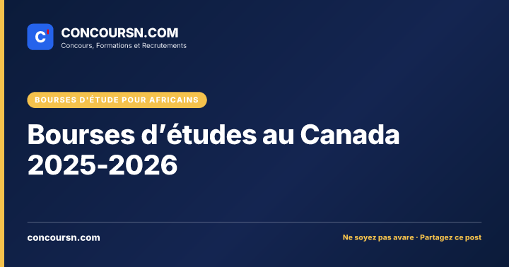 Illustration de l’article : Bourses d’études au Canada 2025-2026