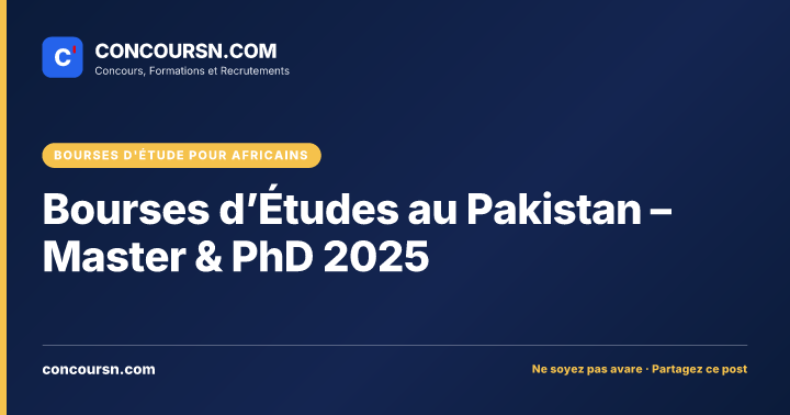 Illustration de l’article : Bourses d’Études au Pakistan – Master & PhD 2025