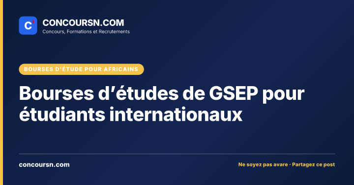 Illustration de l’article : Bourses d’études de GSEP pour étudiants internationaux