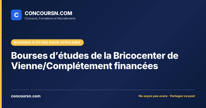 Illustration de l’article : Bourses d’études de la Bricocenter de Vienne/Complétement financées