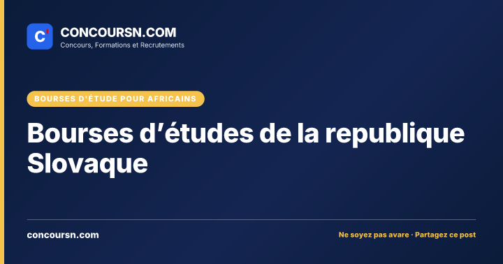 Illustration de l’article : Bourses d’études de la republique Slovaque