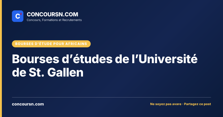 Illustration de l’article : Bourses d’études de l’Université de St. Gallen