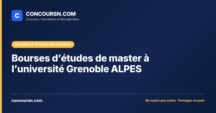Illustration de l’article : Bourses d’études de master à l’université Grenoble ALPES