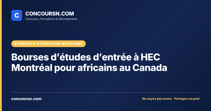 Illustration de l’article : Bourses d’études d’entrée à HEC Montréal pour africains au Canada