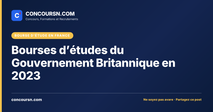 Illustration de l’article : Bourses d’études du Gouvernement Britannique en 2023