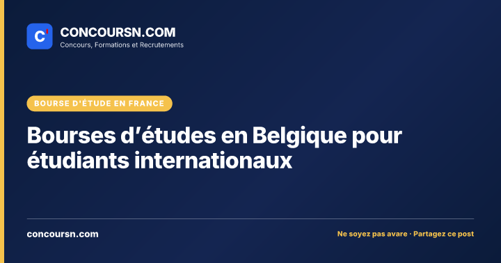 Illustration de l’article : Bourses d’études en Belgique pour étudiants internationaux
