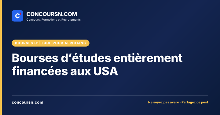 Illustration de l’article : Bourses d’études entièrement financées aux USA