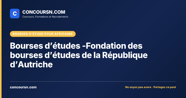 Illustration de l’article : Bourses d’études -Fondation des bourses d’études de la République d’Autriche