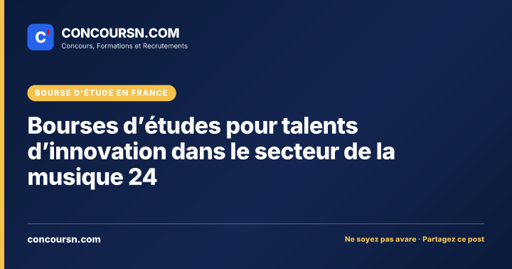 Illustration de l’article : Bourses d’études pour talents d’innovation dans le secteur de la musique 24
