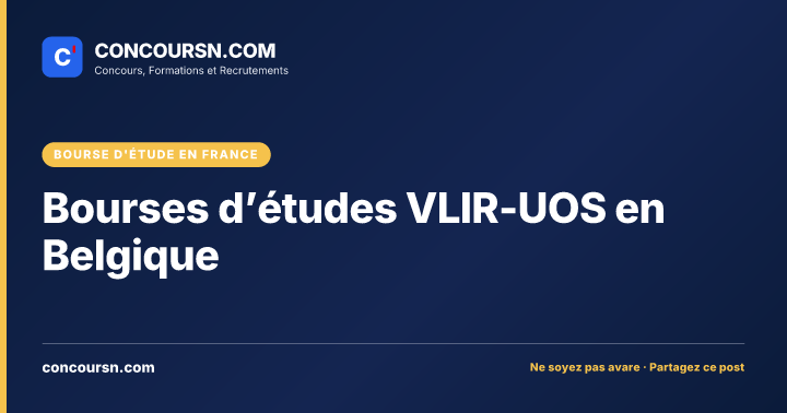 Illustration de l’article : Bourses d’études VLIR-UOS en Belgique
