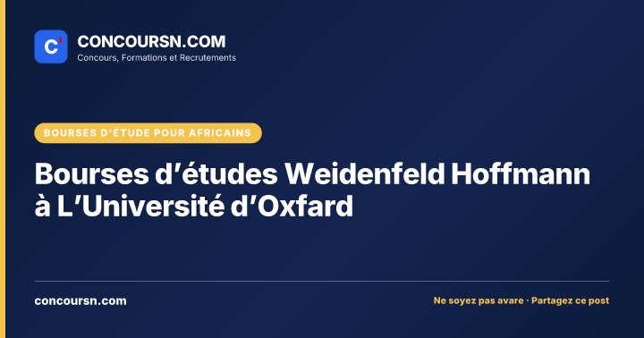 Illustration de l’article : Bourses d’études Weidenfeld Hoffmann à L’Université d’Oxfard
